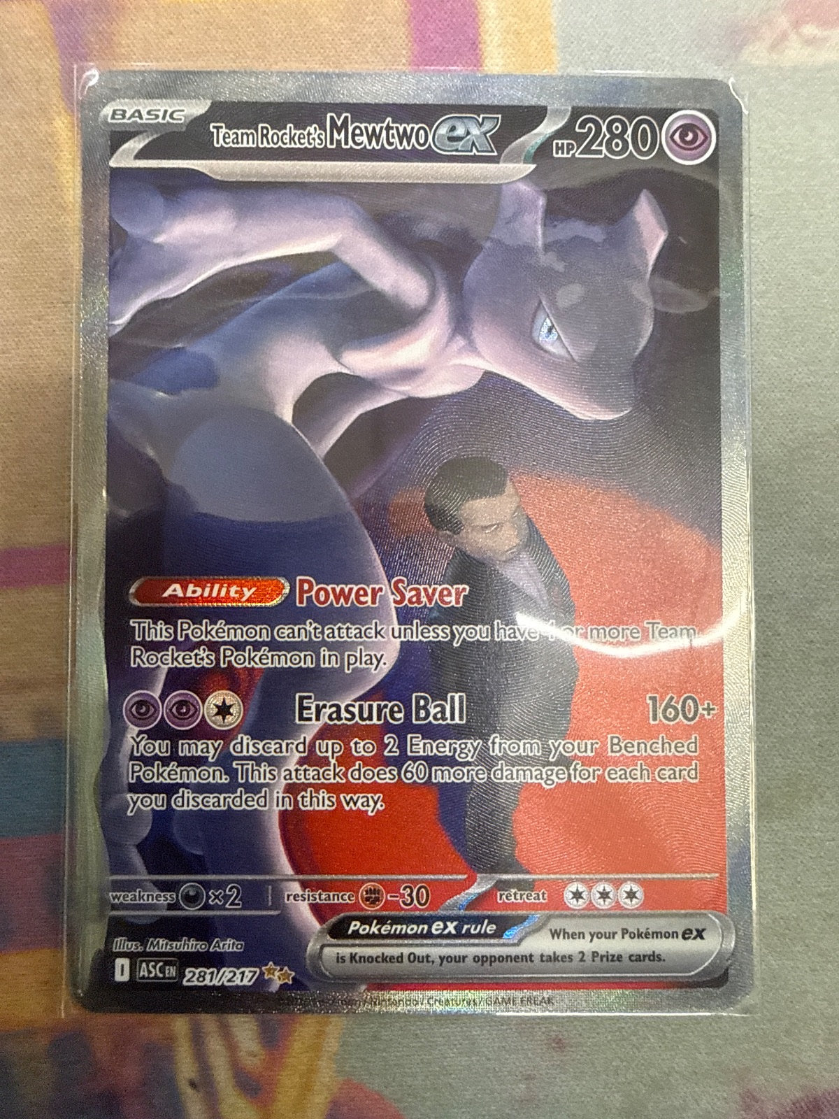 Team Rocket's Mewtwo ex 281 Ascended Heroes