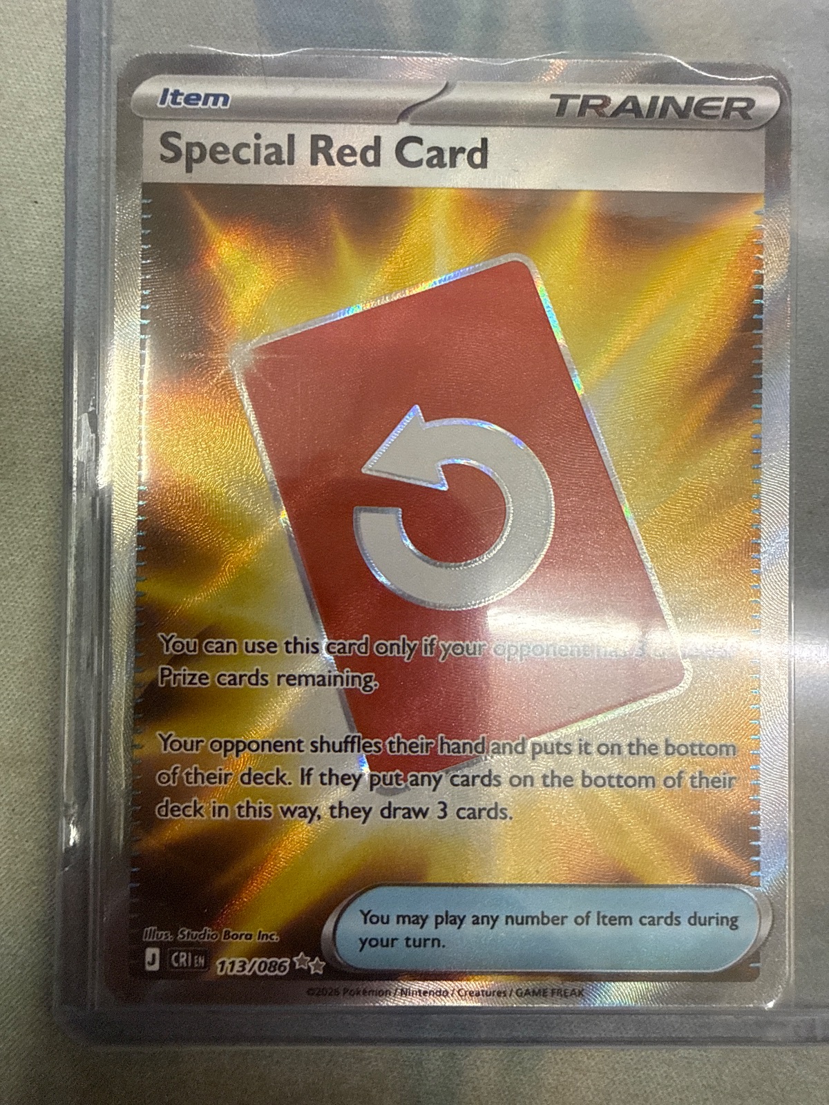 Special Red Card 113/086 Chaos Rising
