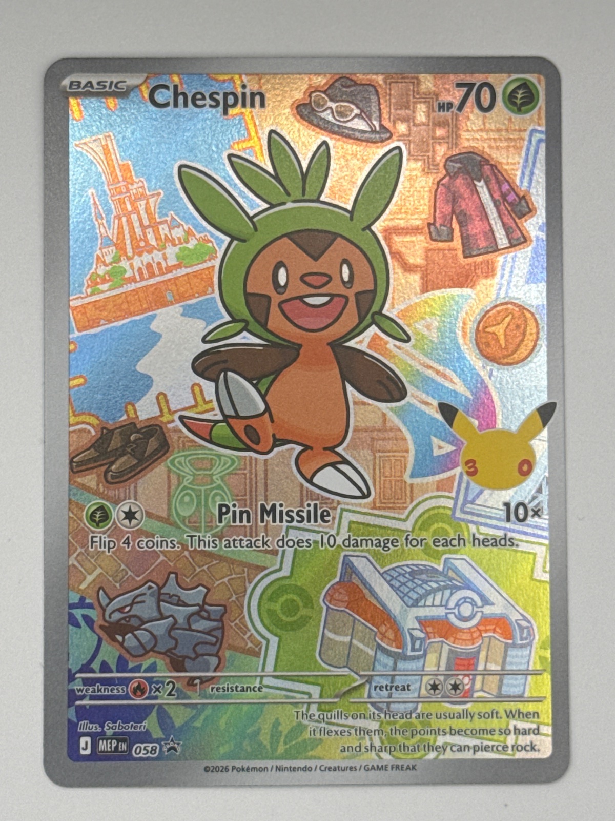 Chespin 58 ME: Mega Evolution Promo