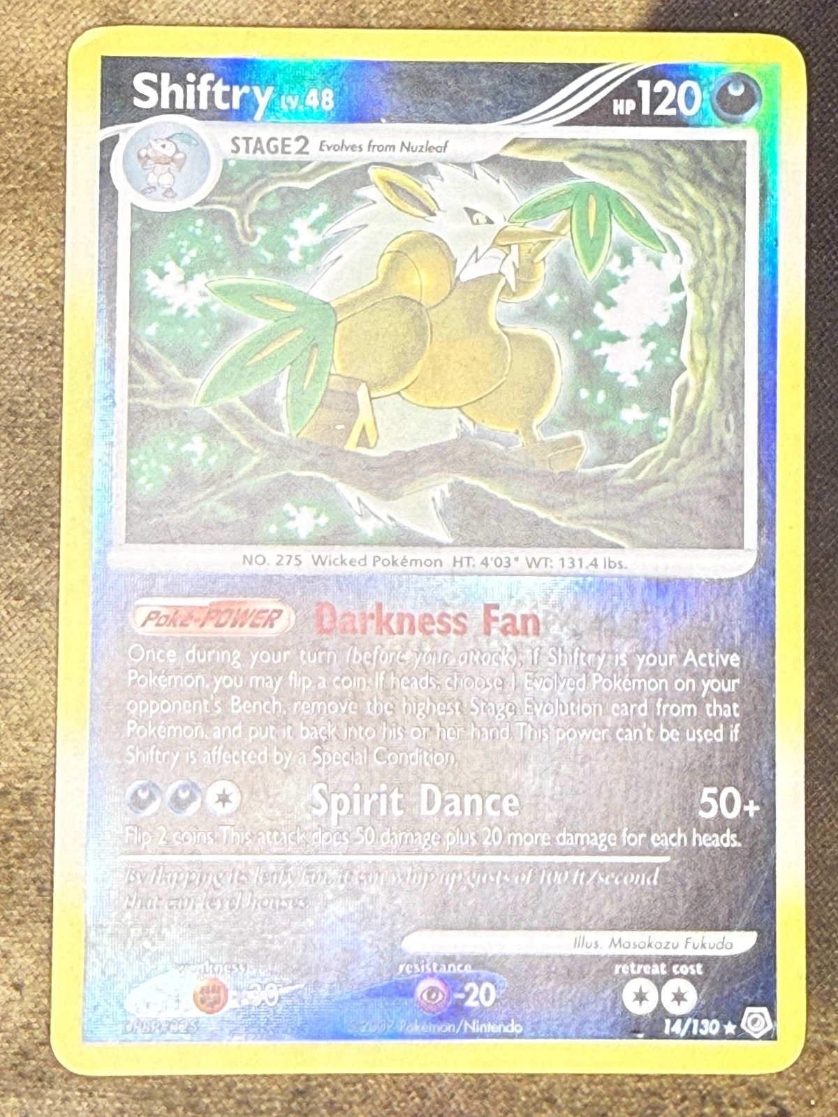 Shiftry 14 Diamond & Pearl