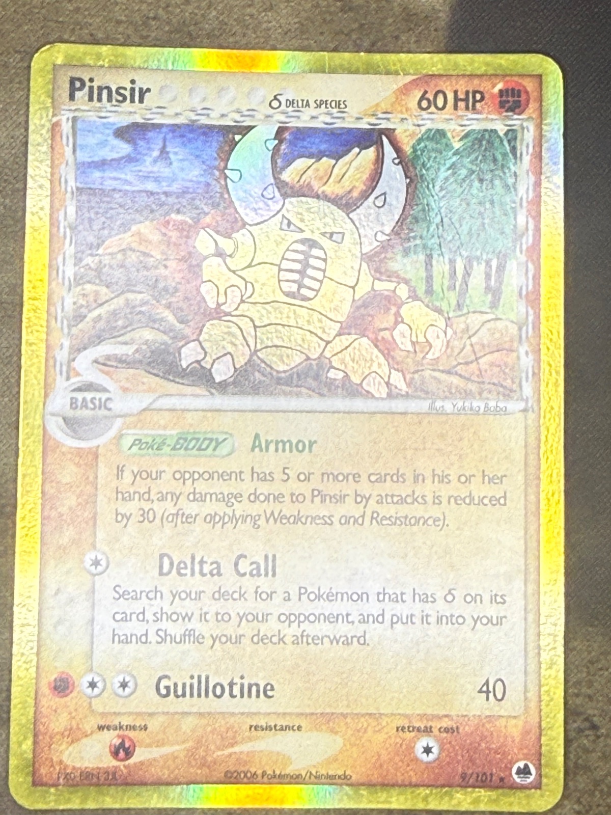 Pinsir (Delta Species) 9 Dragon Frontiers